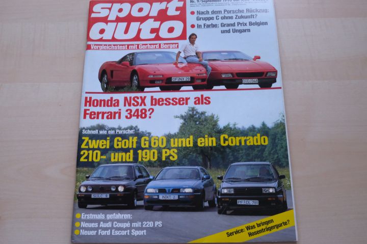 Deckblatt Sport Auto (09/1990)